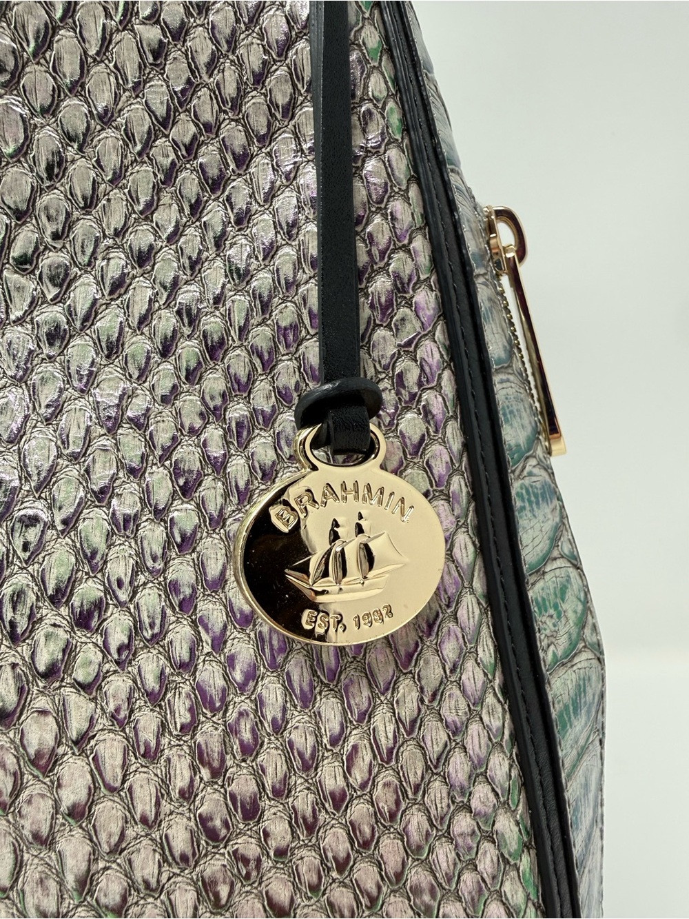 Brahmin Tabitha Shoulder Bag in Mulberry Potion Cimorene NEW W/O TAGS - Picture 2 of 9